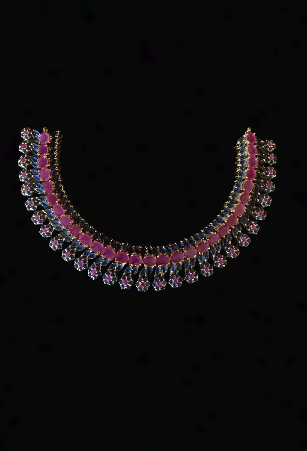 NS216 Ilma set in Ruby sapphires   (READY TO SHIP )