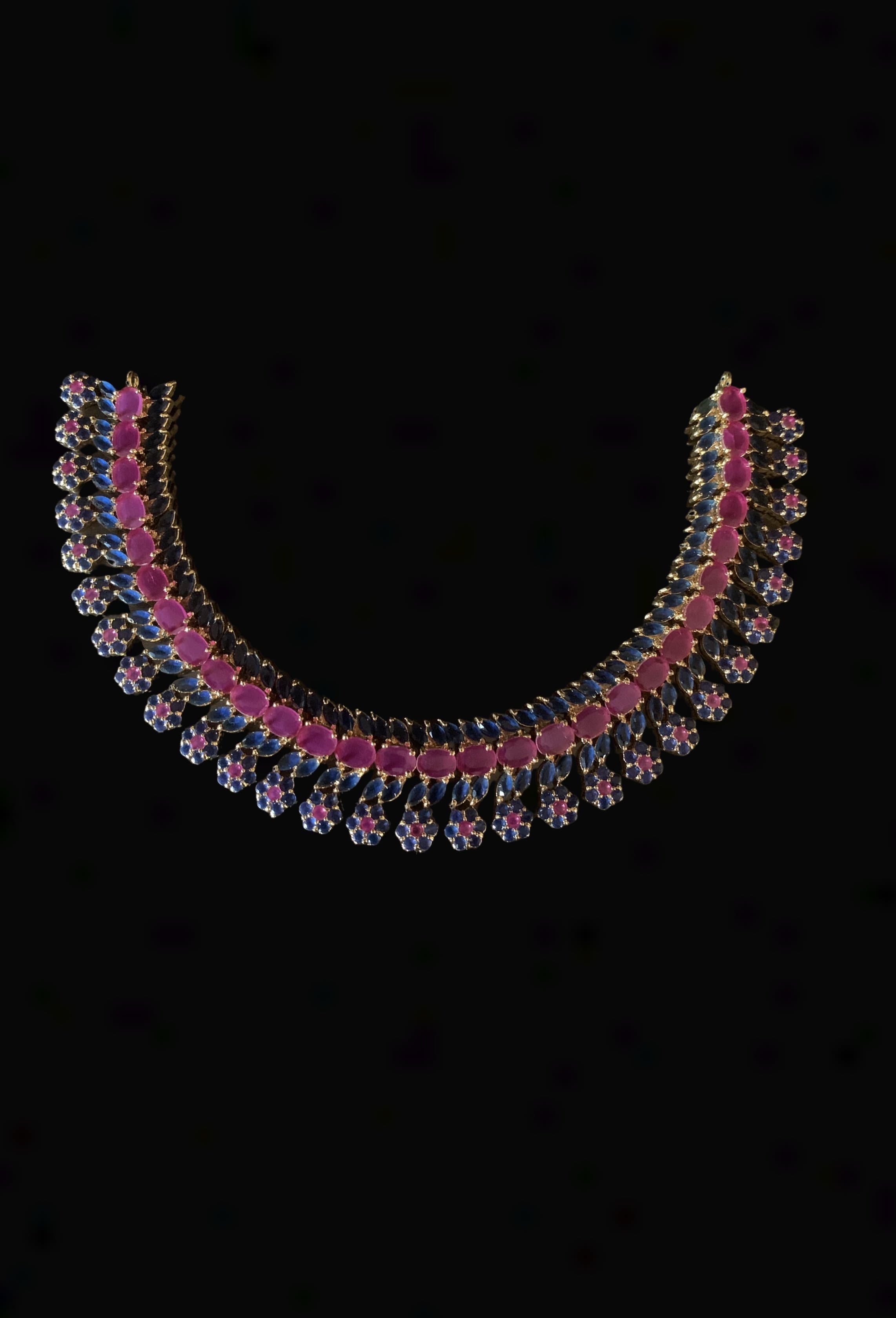 NS216 Ilma set in Ruby sapphires   (READY TO SHIP )