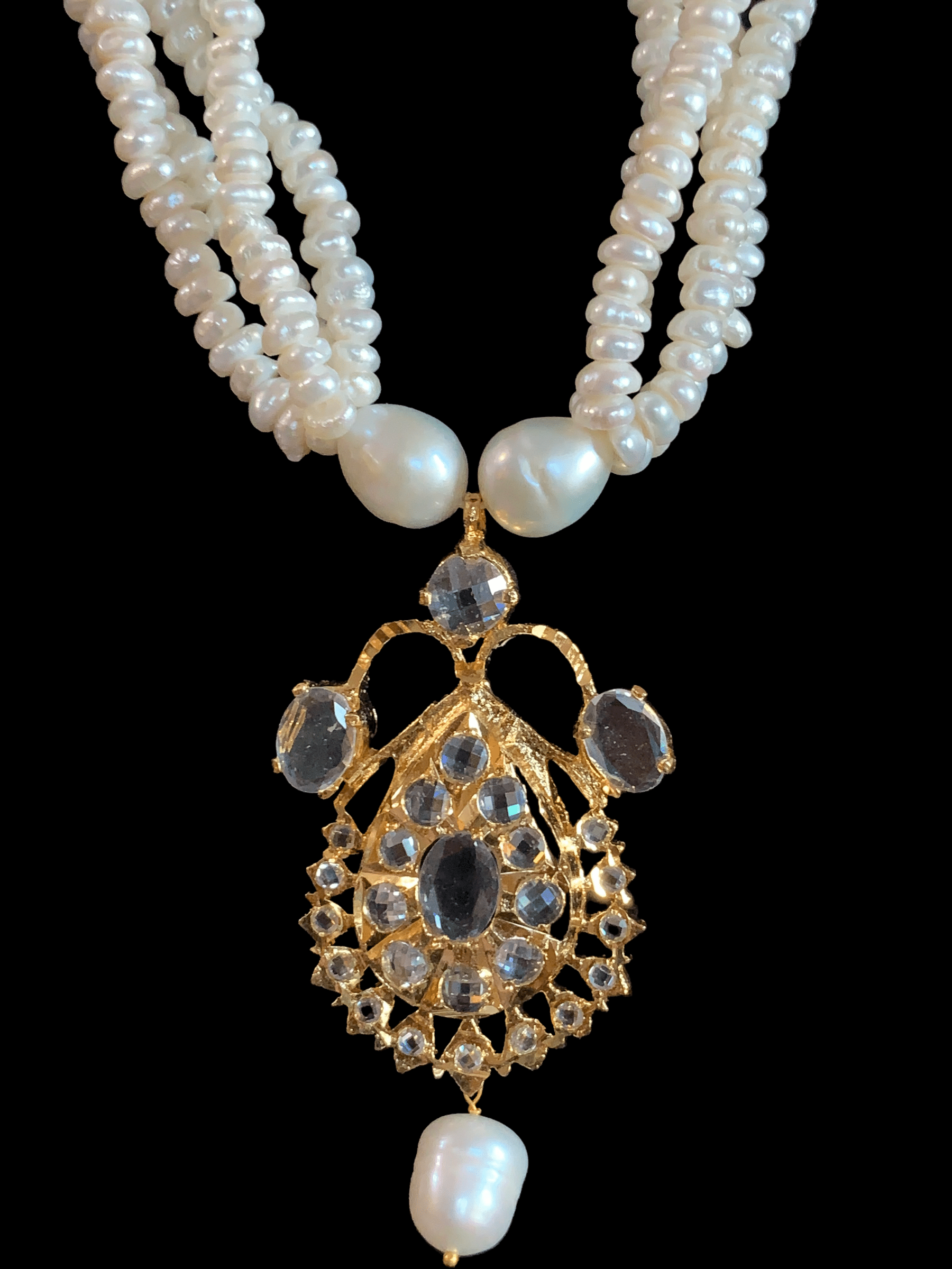 PS61 Jugni in fresh water  pearls ( READY TO SHIP )