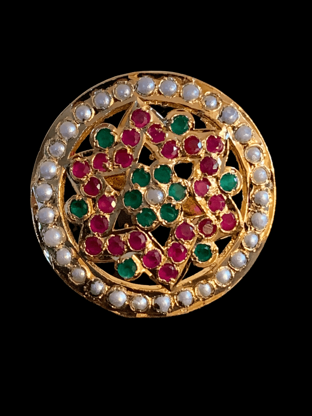 DJR116  jadau adjustable ring , ( READY TO SHIP )