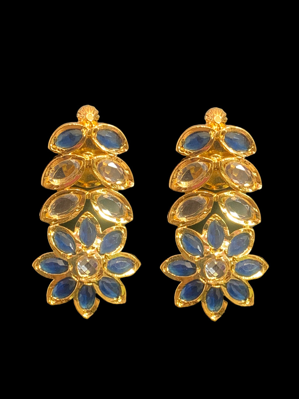 NS371 MIZAN Hyderabadi gold plated necklace set ( READY TO SHIP )