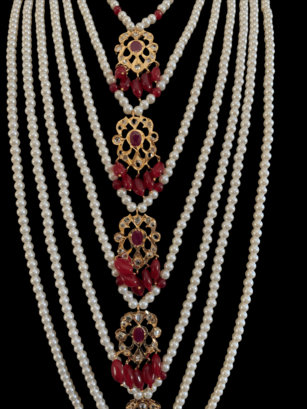 SAT27 Soha satlada in ruby  ( READY TO SHIP )