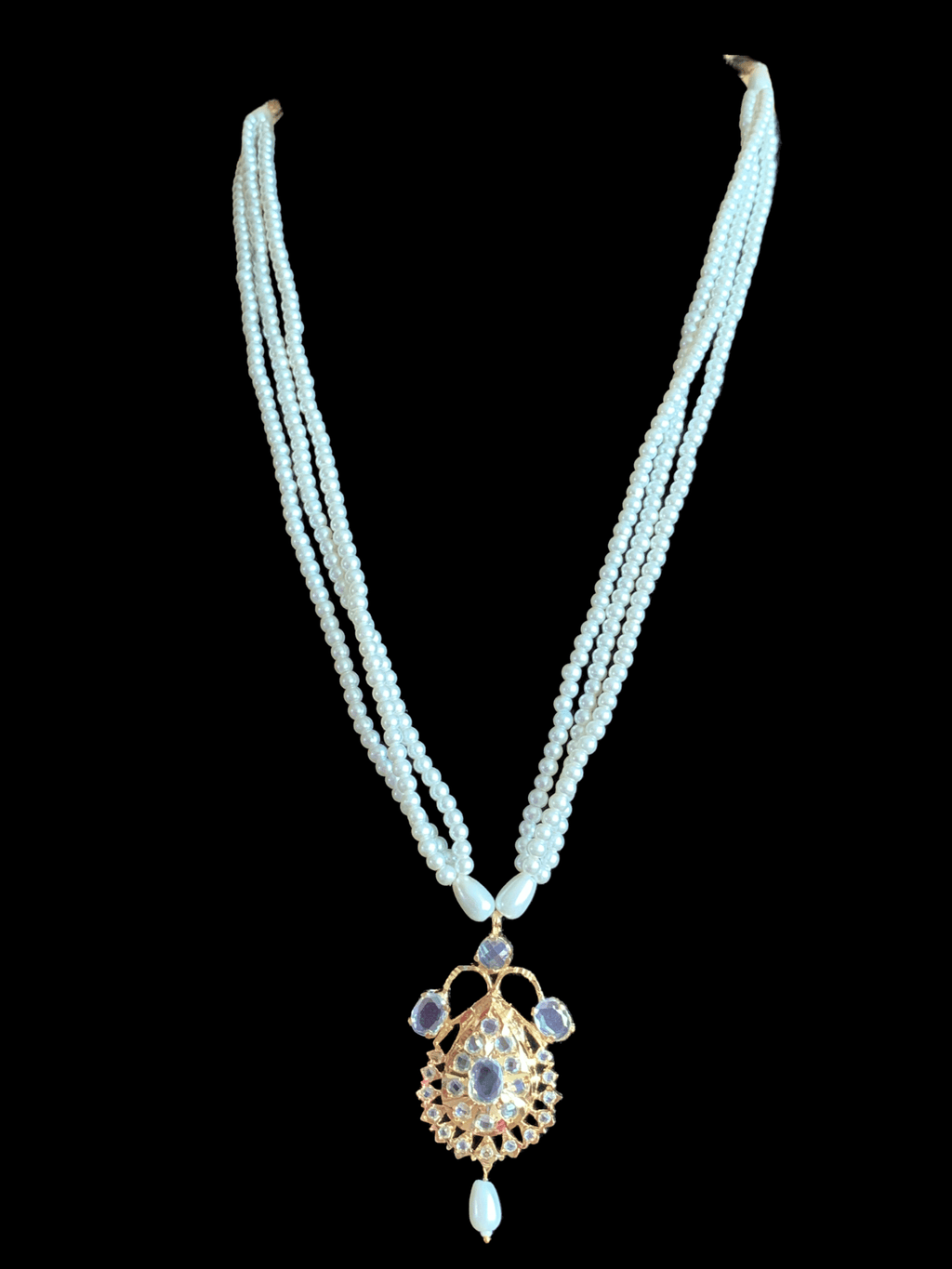 PS331  Jugni in shell pearls ( READY TO SHIP)