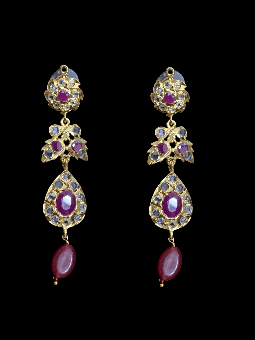 PS40 Nizami jugni pendant set in rubies ( SHIPS IN 2 WEEKS )