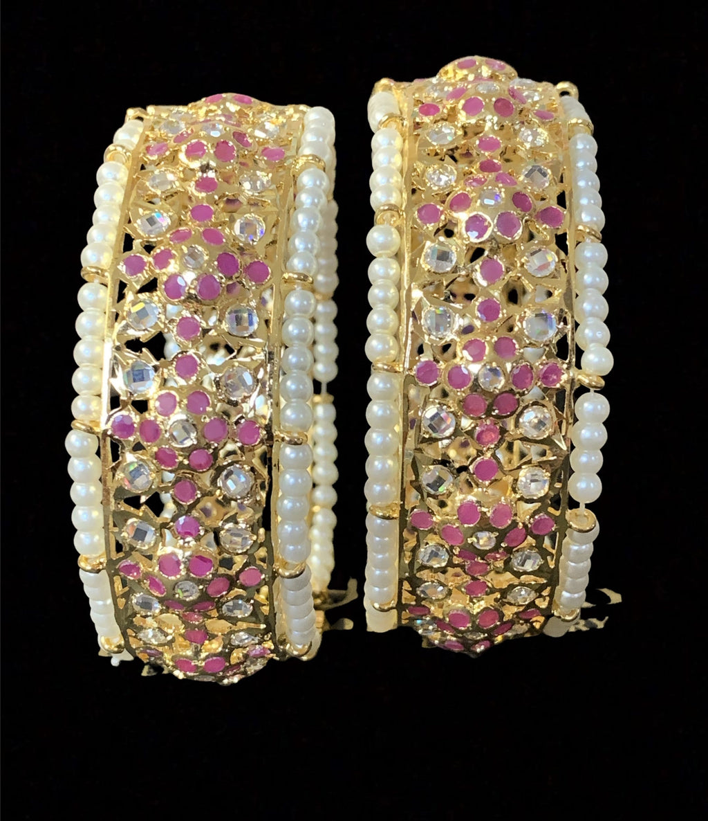 B135  Azmah Bangles in ruby ( SHIPS IN 4 WEEKS )