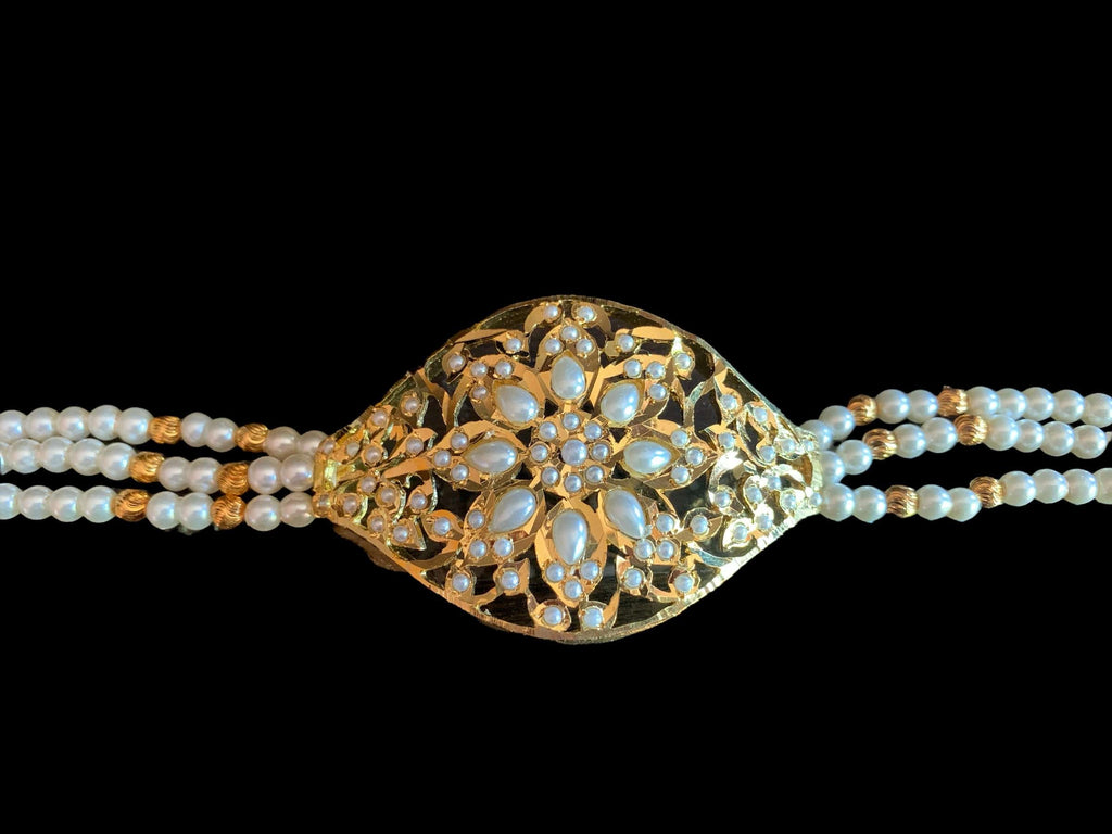 Jadau bracelet - pearls  ( READY TO SHIP )