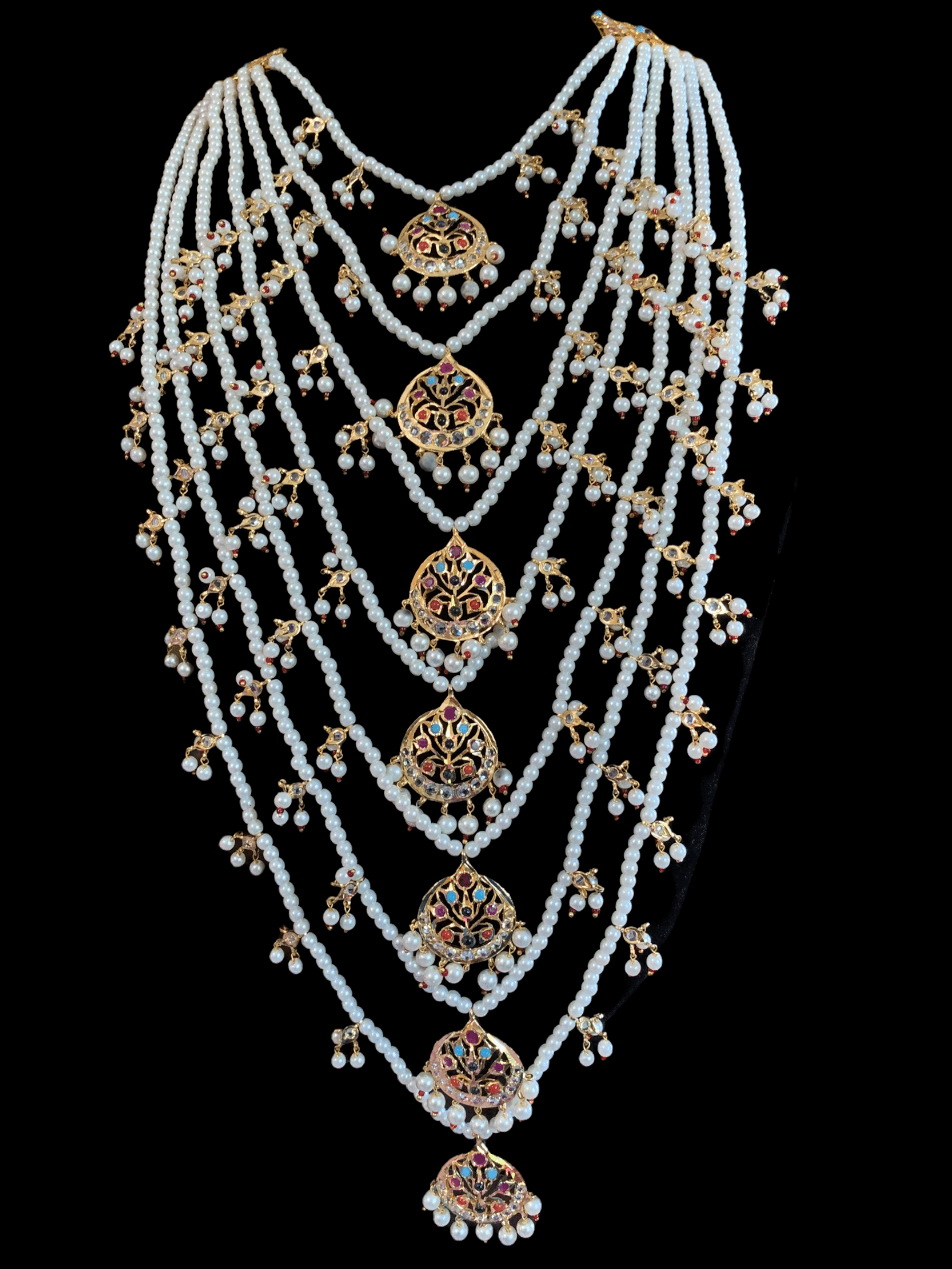 SAT12 Asmara Hyderabadi bridal satlada navratan  ( SHIPS IN 4 WEEKS )