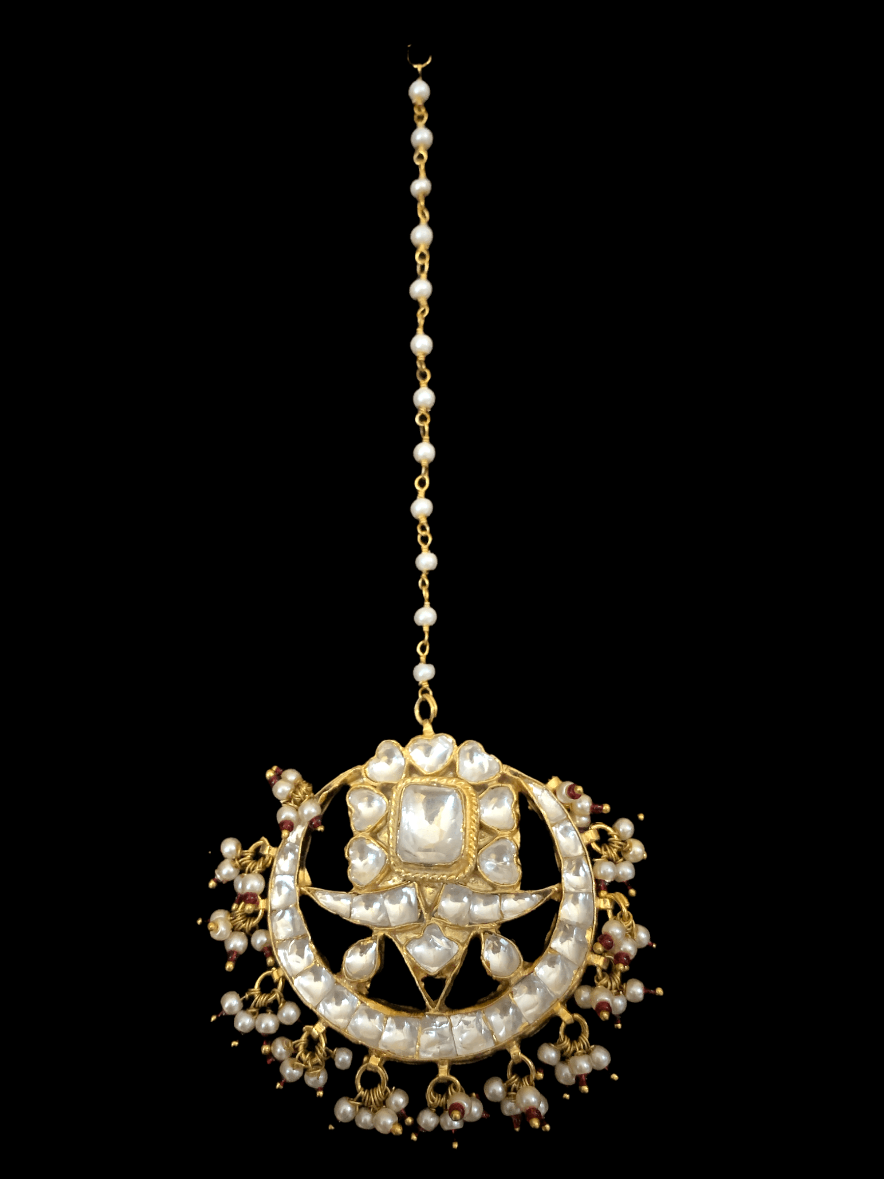 BR4 Khushboo kundan bridal set - ruby ( SHIPS IN 1 WEEK )