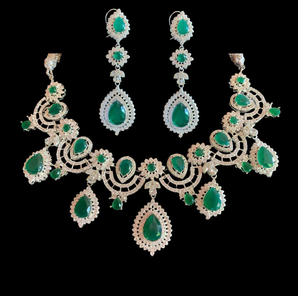 BR8 Sabina Cz bridal set ( READY TO SHIP)