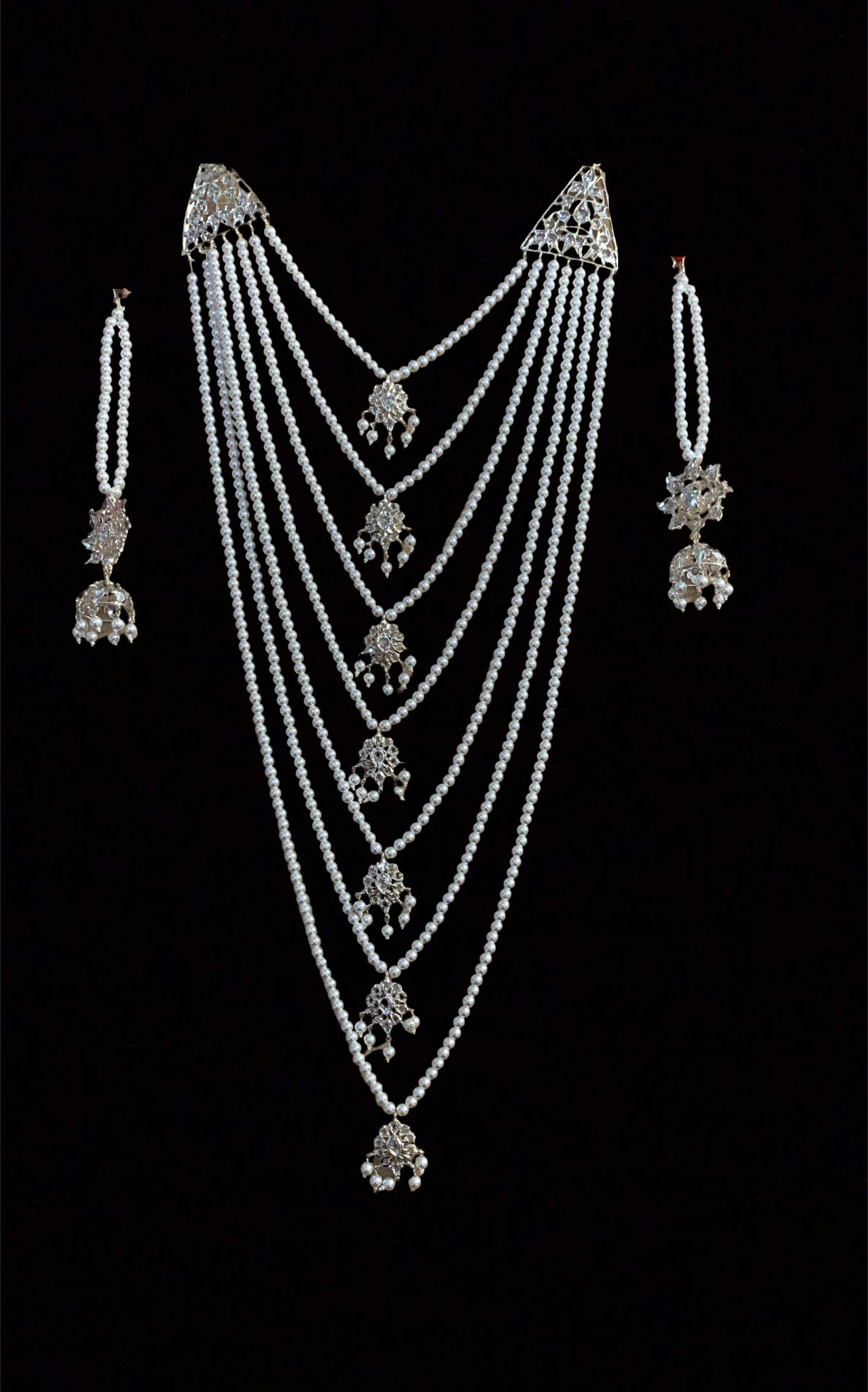 SAT58 Fiona satlada in silver plating ( READY TO SHIP )