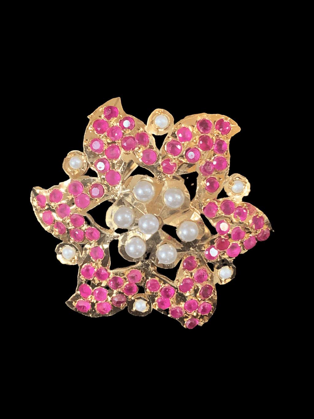 R69 Iza Pearl Jadau ring ( READY TO SHIP)