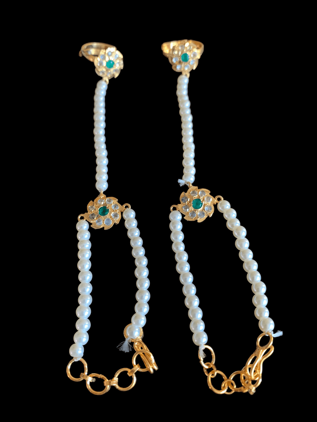 HP21 Meher haathphool - KIDS SIZE - green   (SHIPS IN 2 WEEKS )