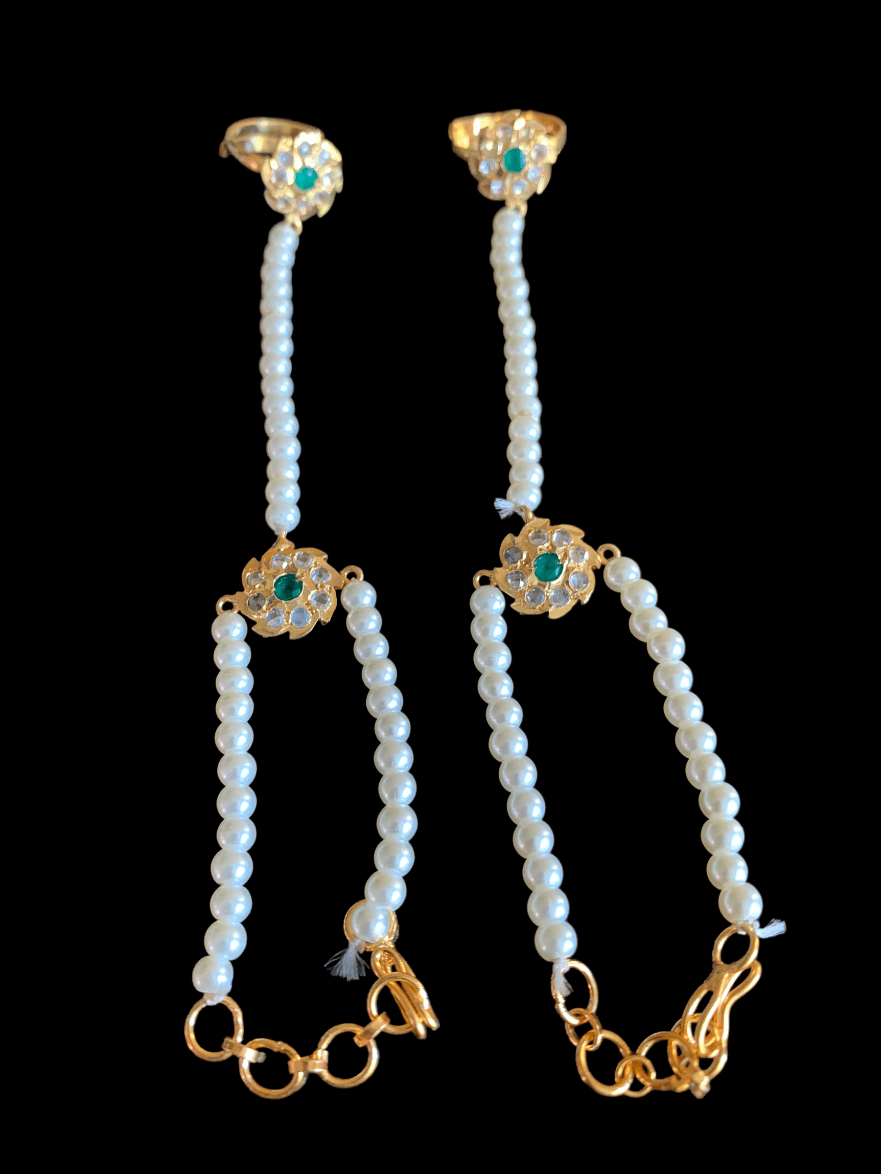 HP21 Meher haathphool - KIDS SIZE - green   (SHIPS IN 2 WEEKS )