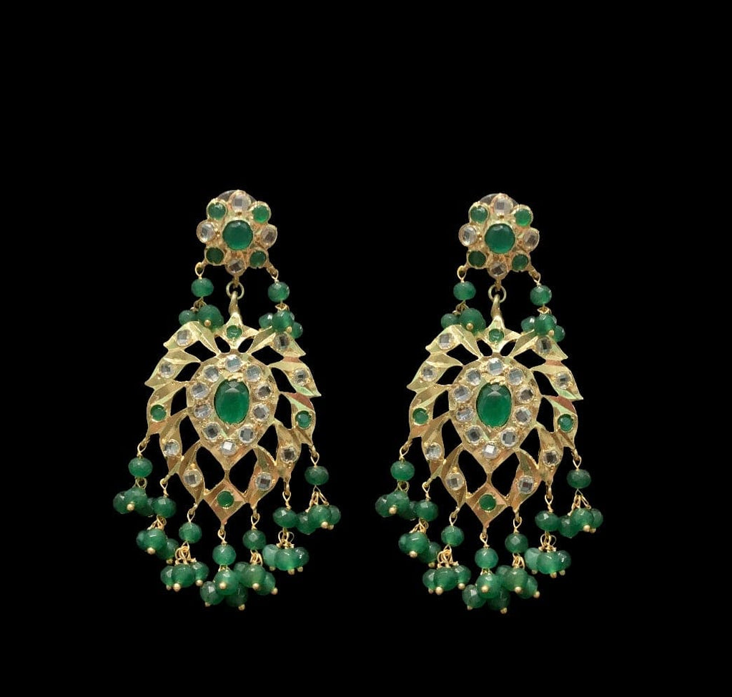 LN52  Tanmayee bridal multistranded necklace with earrings( SHIPS IN 4 WEEKS  )