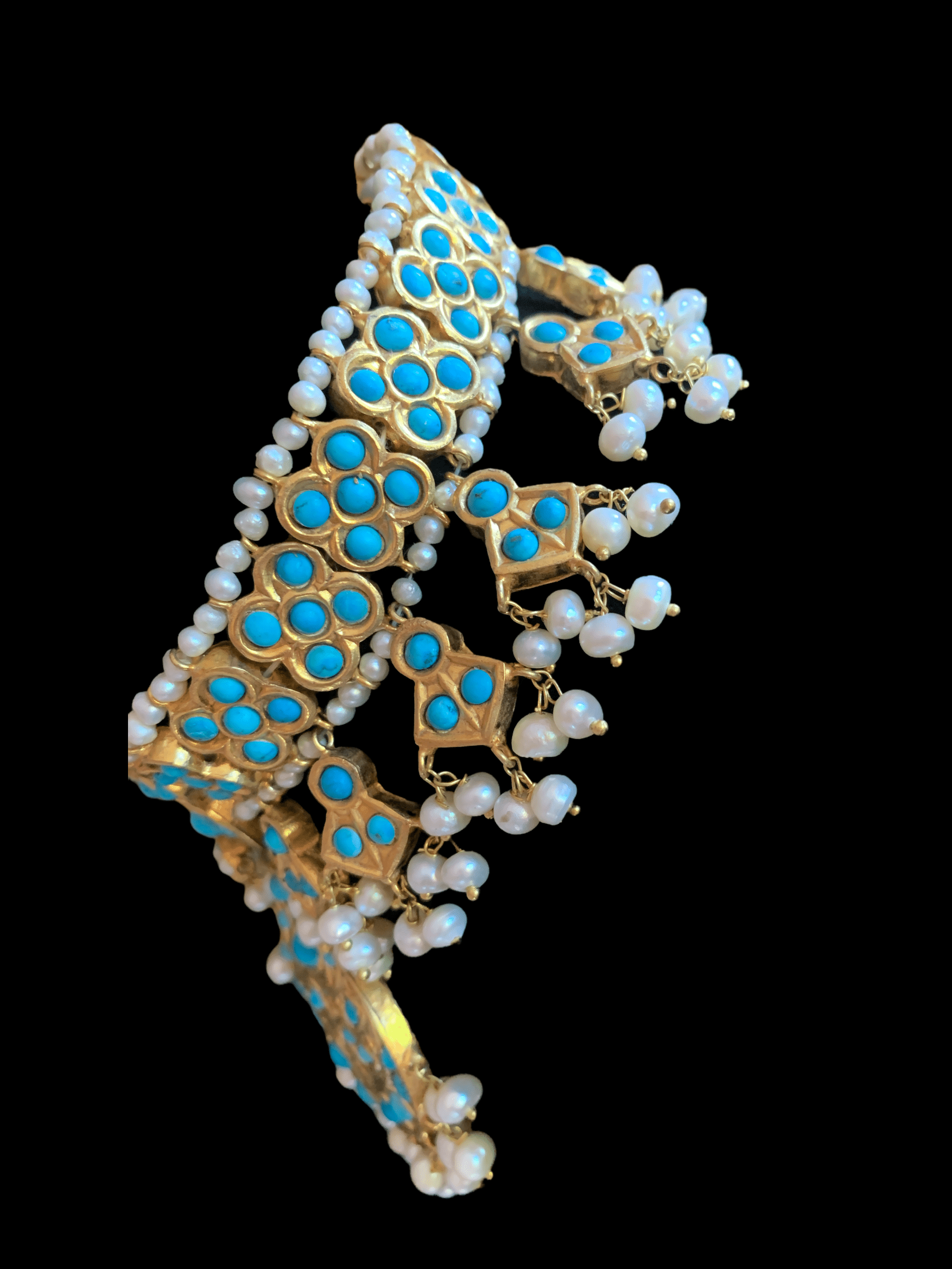 C210 Reza feroza choker set in fresh water pearls ( SHIPS IN 2 WEEKS  )