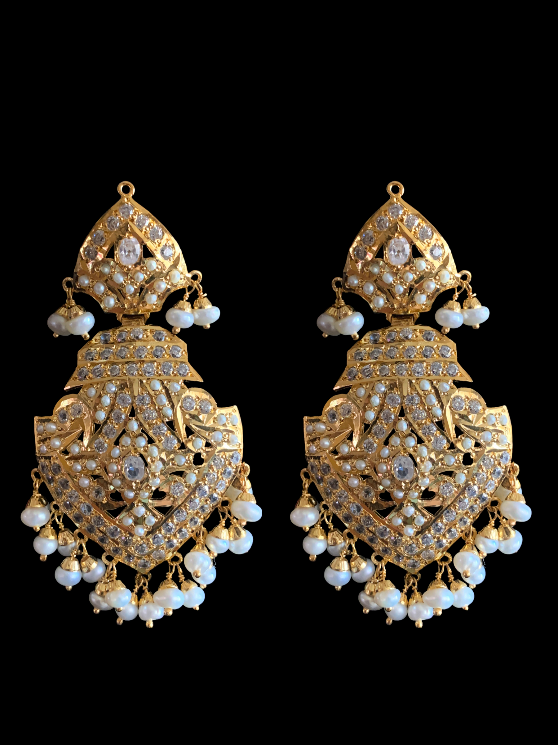 HAZEL gold plated silver choker set in fresh water pearls ( SHIPS IN 5 WEEKS )