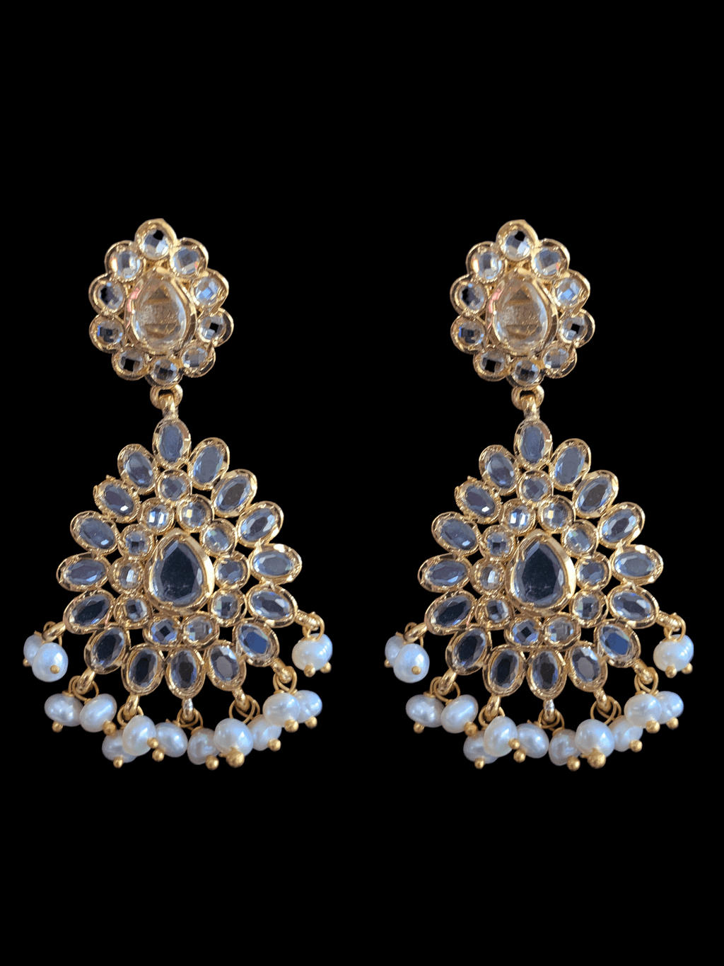 LN107 Marihah gold plated Rani haar in fresh water pearls ( READY TO SHIP )