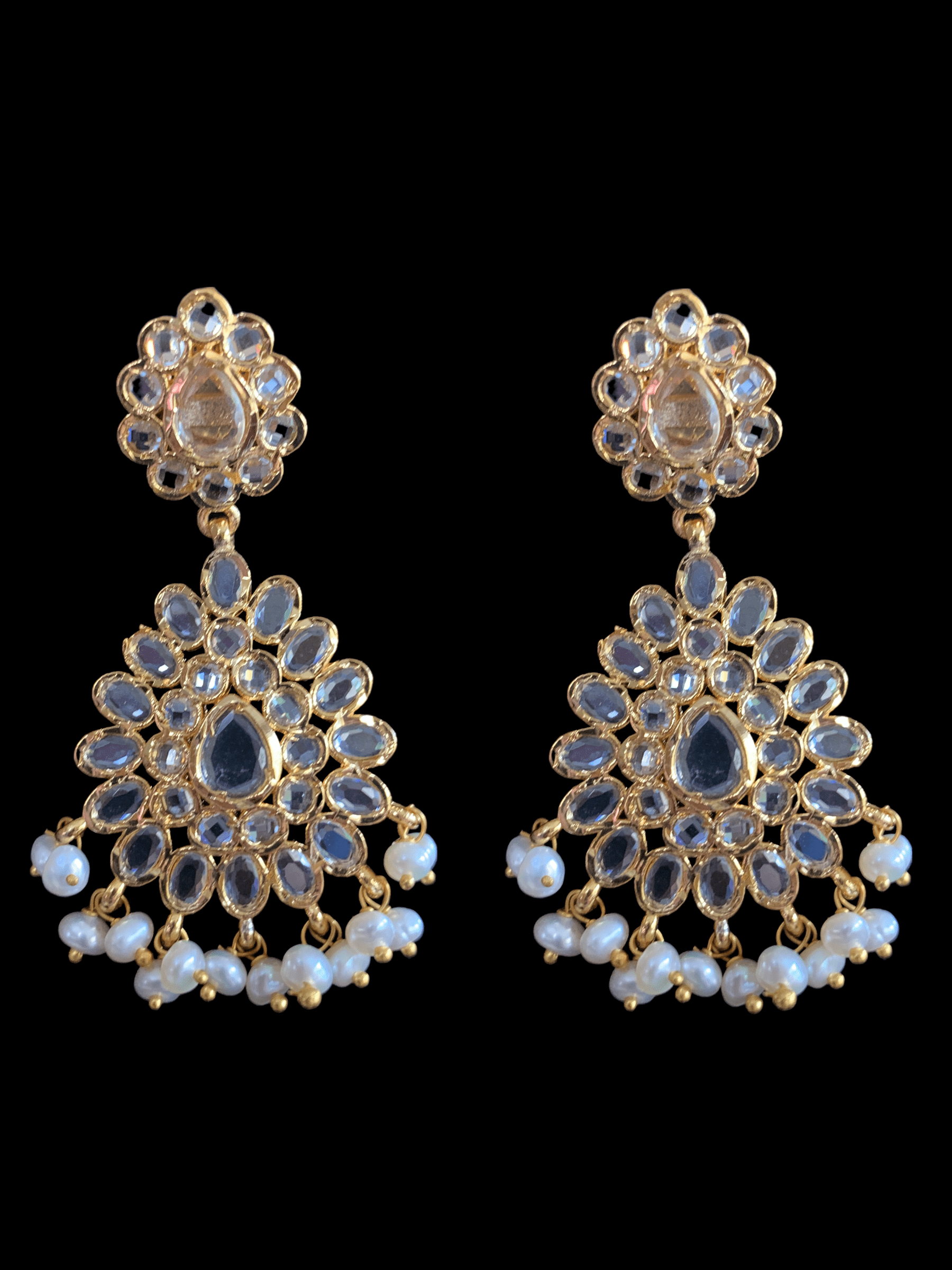 LN107 Marihah gold plated Rani haar in fresh water pearls ( READY TO SHIP )