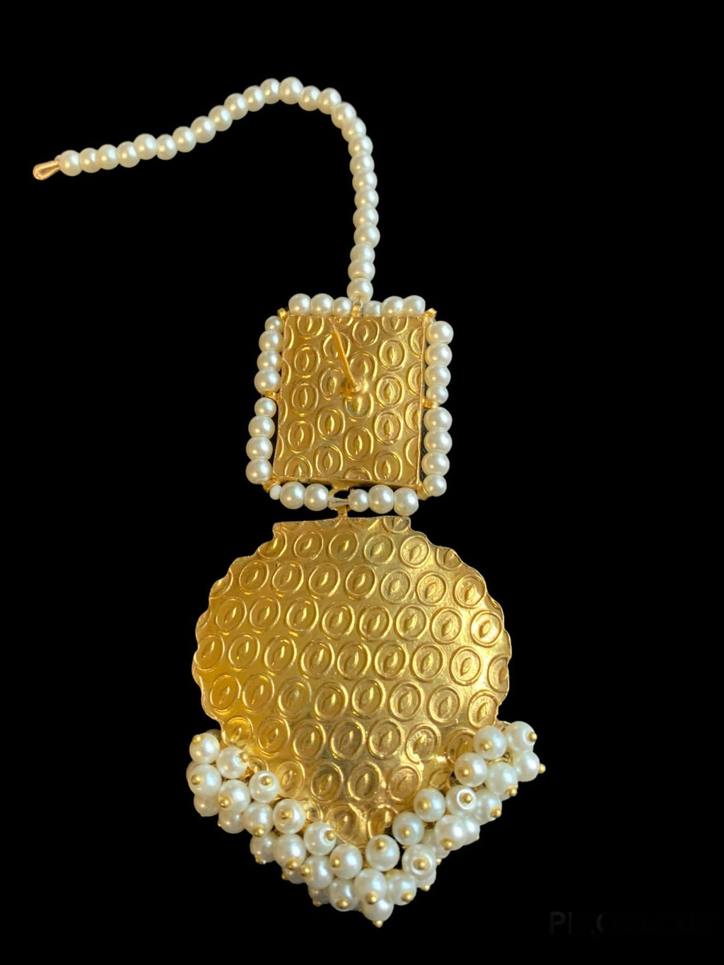 Ulfat meenakari earrings teeka set  (READY TO SHIP )