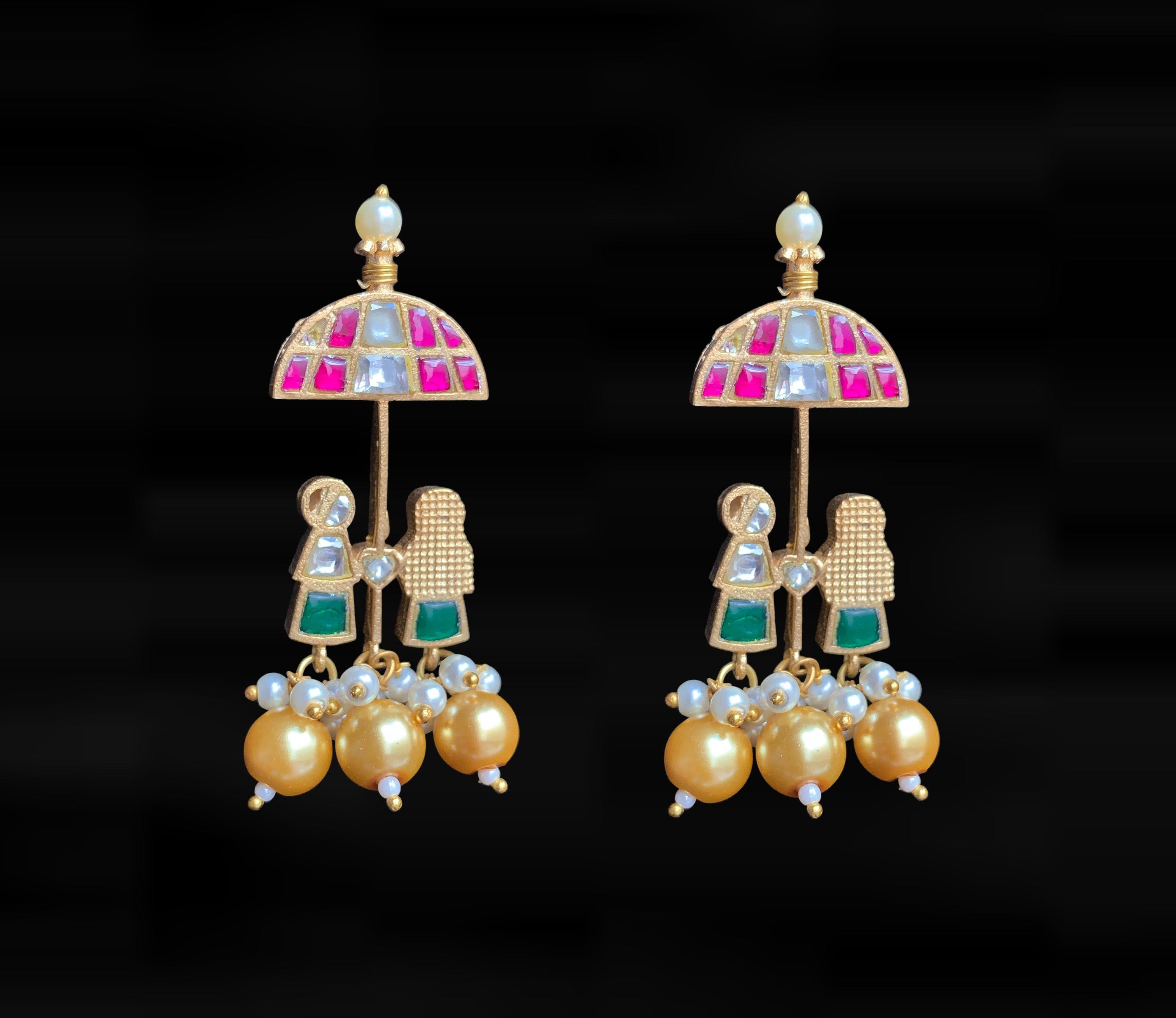 Khushboo bridal choker with earrings ( READY TO SHIP )