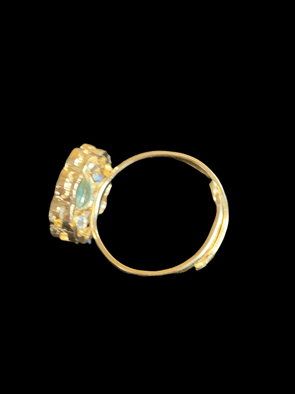 DJR46 Hyderabadi ruby  ring ( READY TO SHIP )