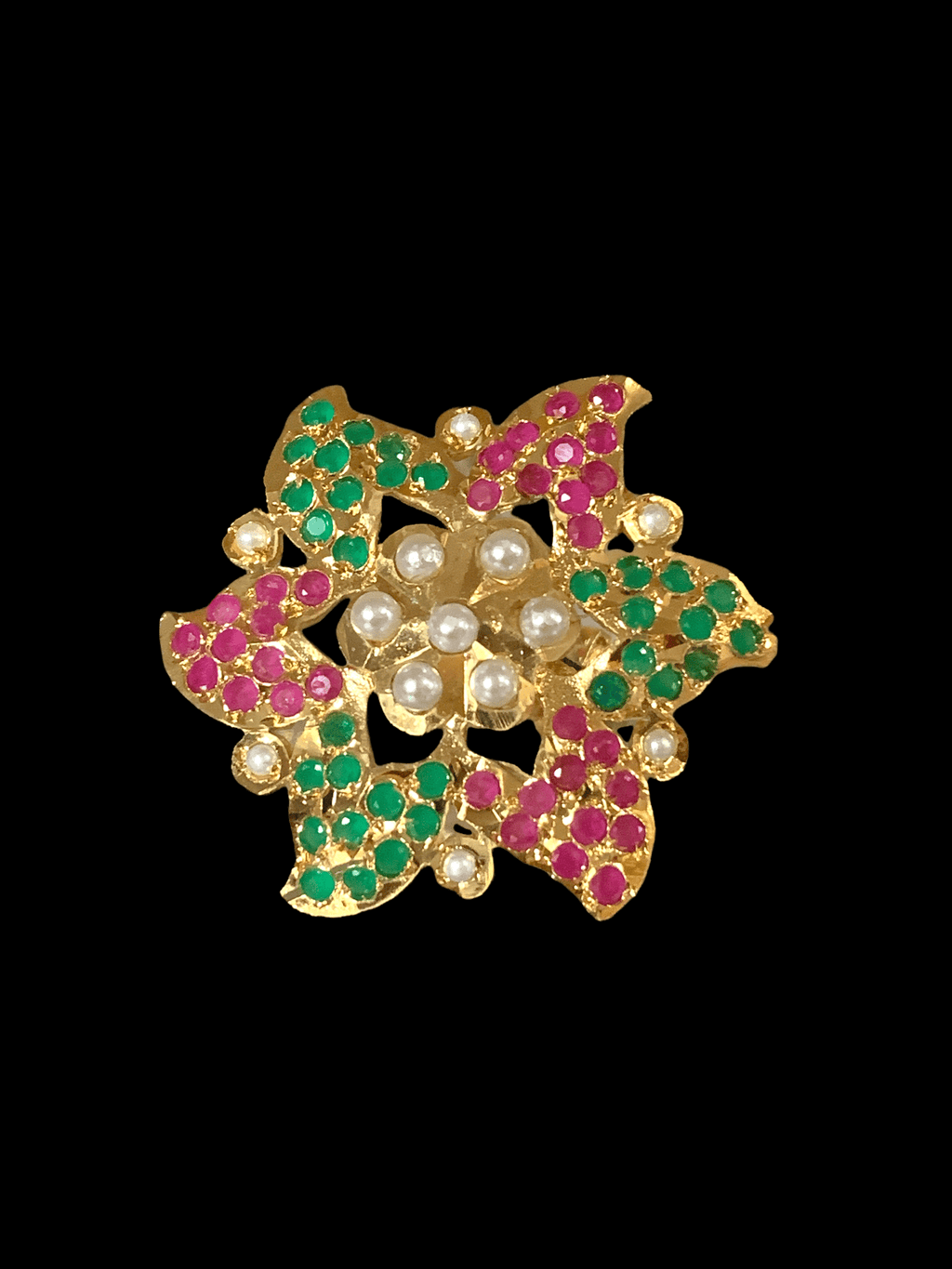 R69 Iza Pearl Jadau ring ( READY TO SHIP)