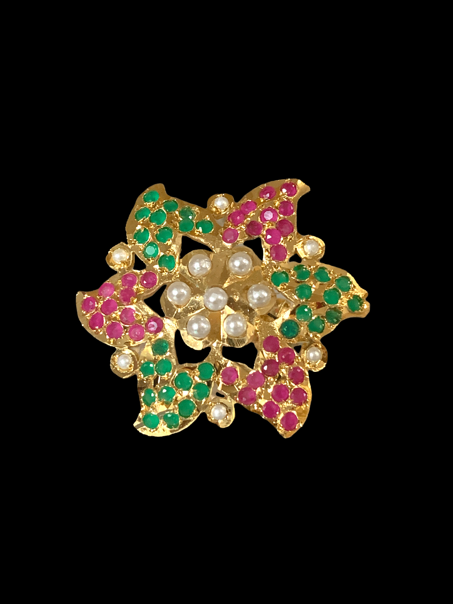 R69 Iza Pearl Jadau ring ( READY TO SHIP)