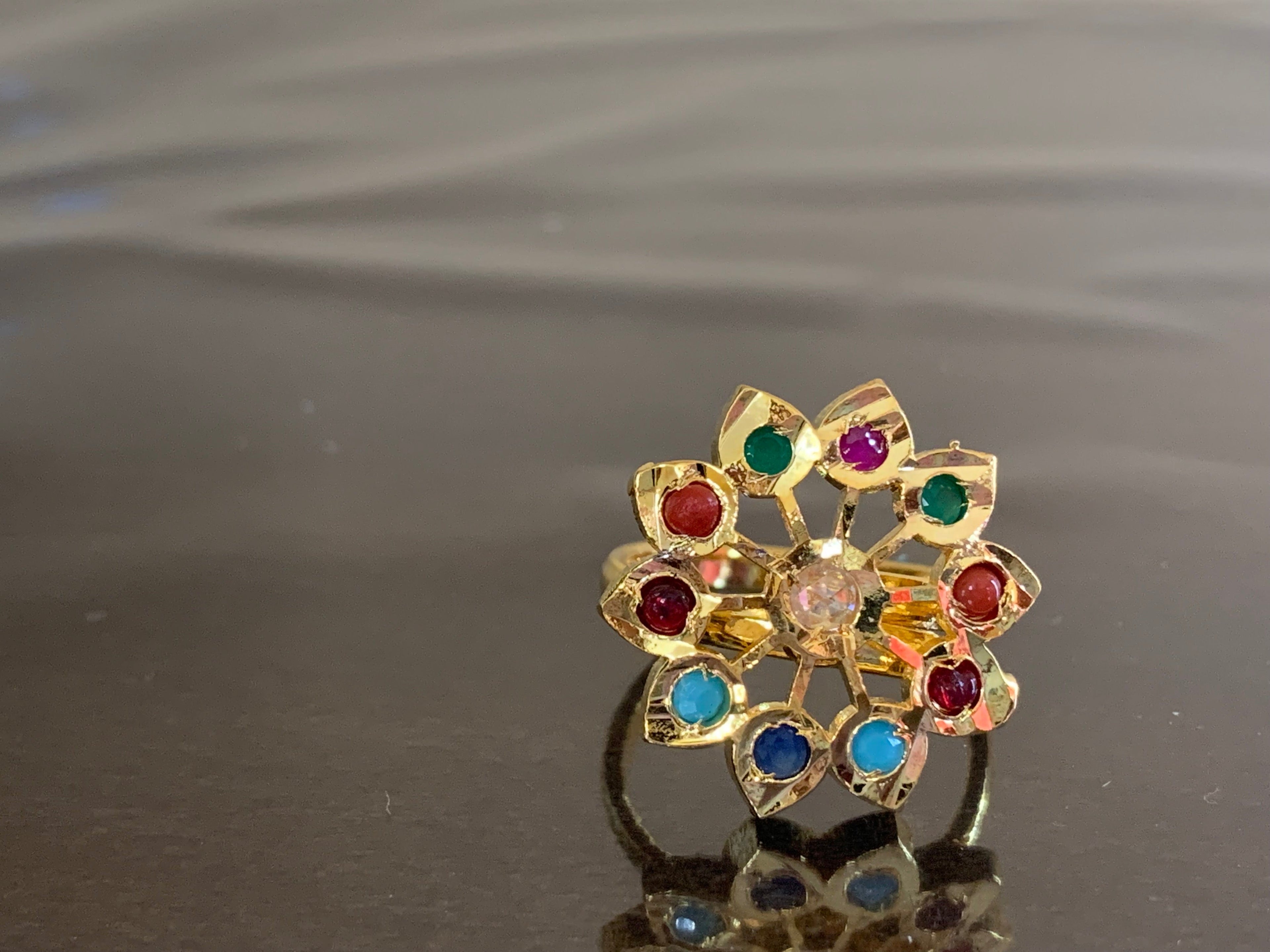 DJR47 Cz polki  ring ( READY TO SHIP)