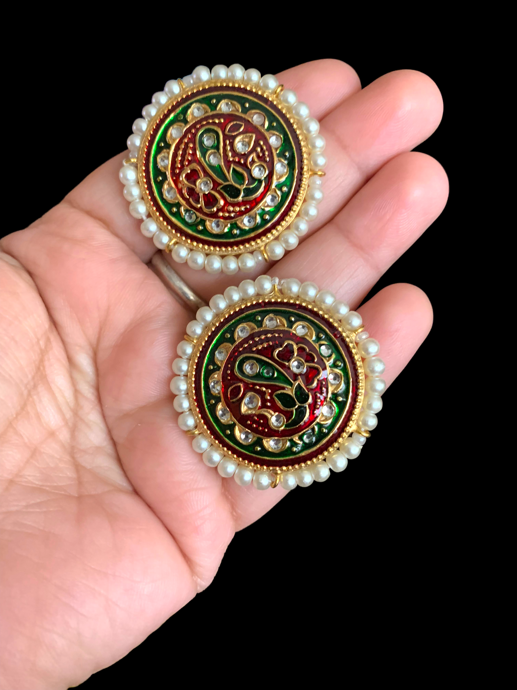 ET503 Navya kundan meenakari tops( READY TO SHIP)