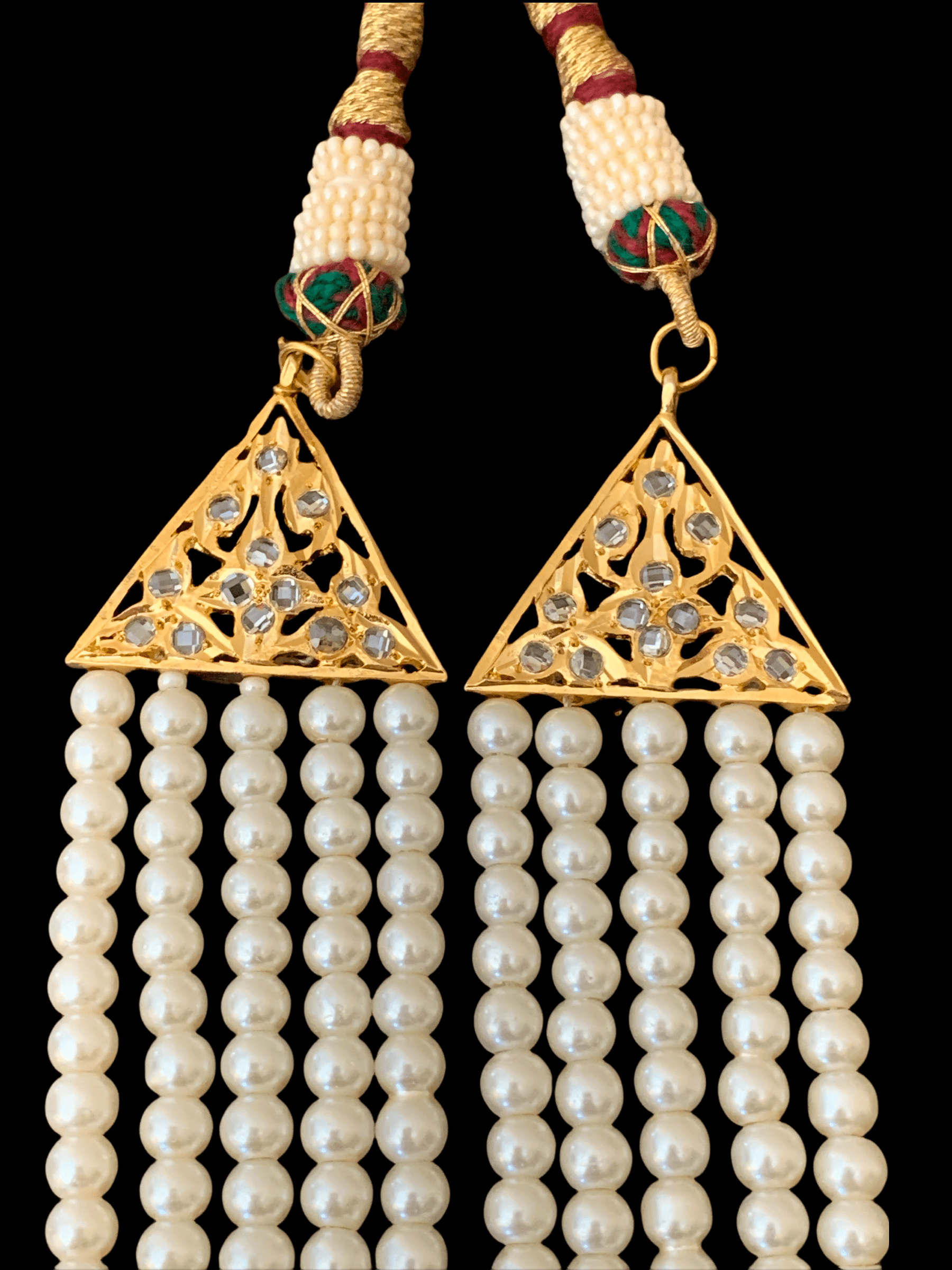 DLN110 IZA rani haar in green ( READY TO SHIP)