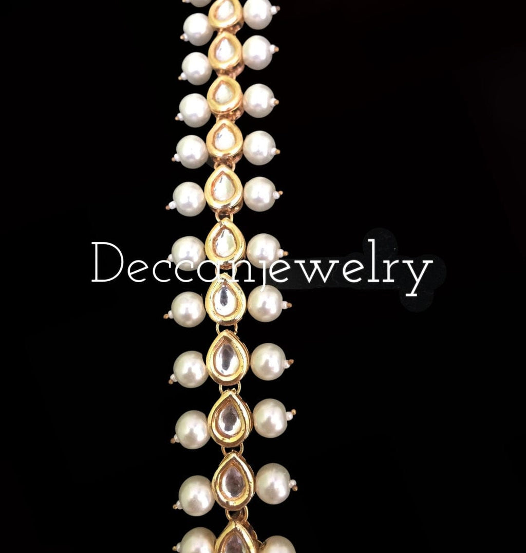 NS161 Saru kundan necklace long ( READY TO SHIP )