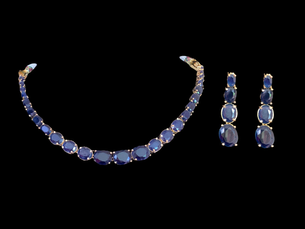 Gold plated short necklace set ( READY TO SHIP)