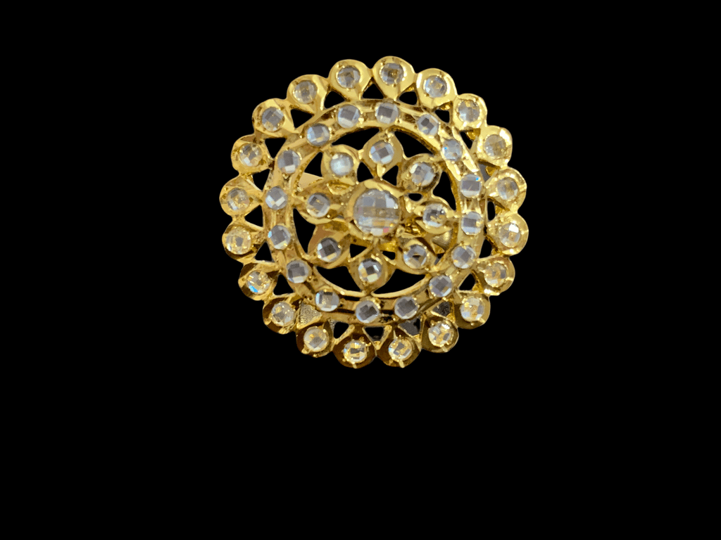 DJR4 Nia cz polki   ring ( READY TO SHIP)