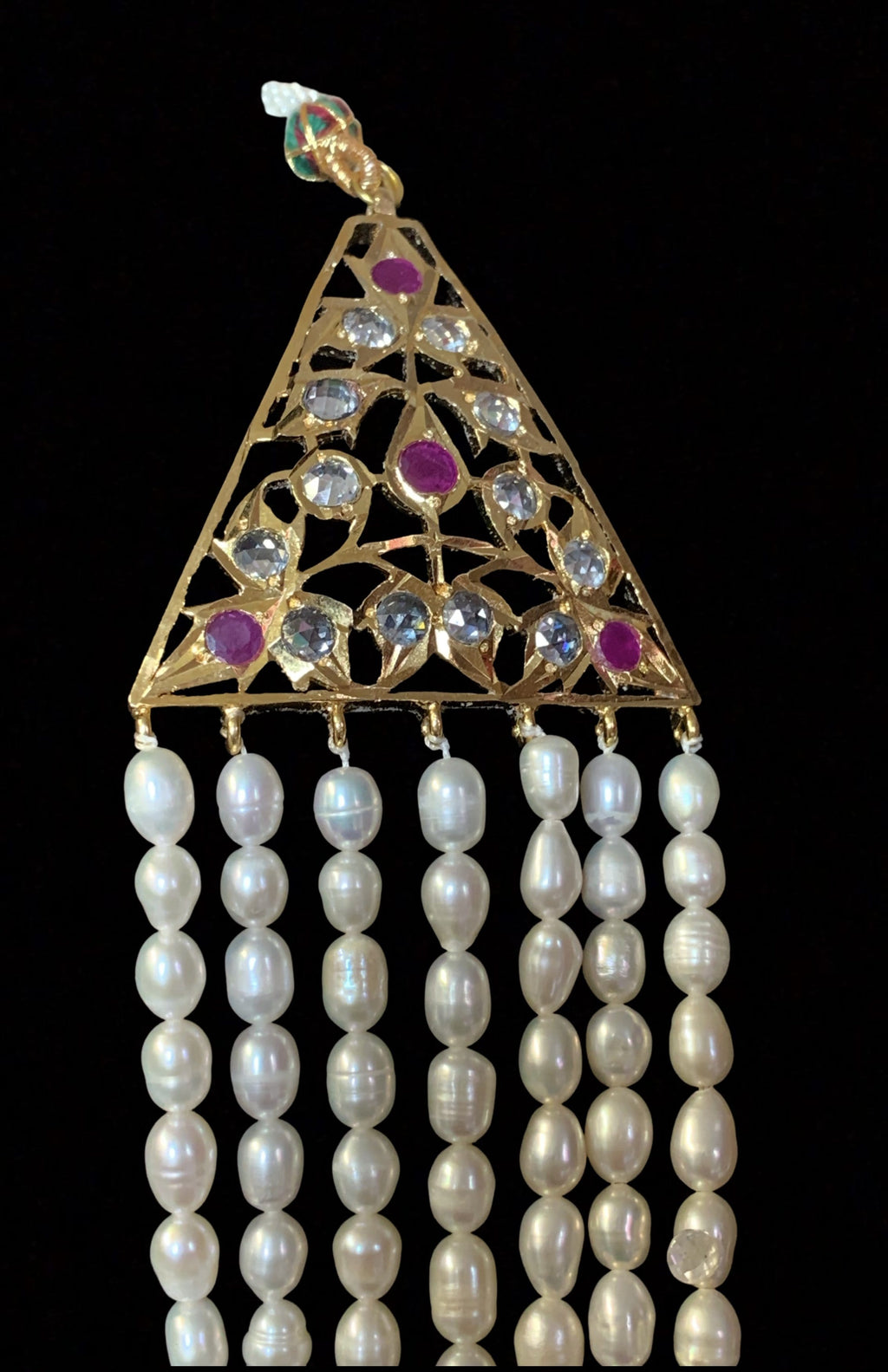 Nusaiba fresh water pearl satlada (SHIPS IN 4 WEEKS  )