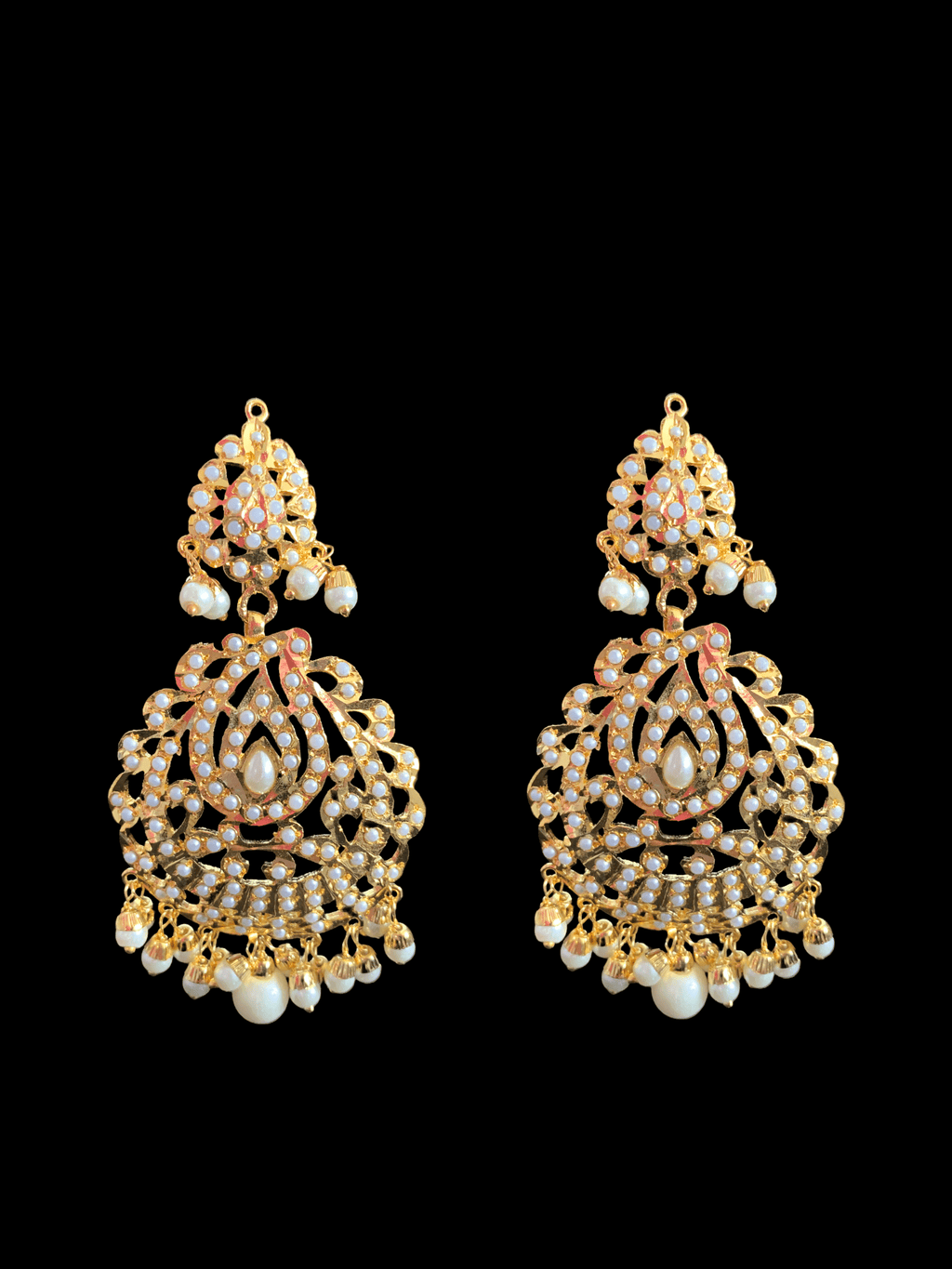 PS468 Jadau  pendant set in pearls  ( READY TO SHIP)