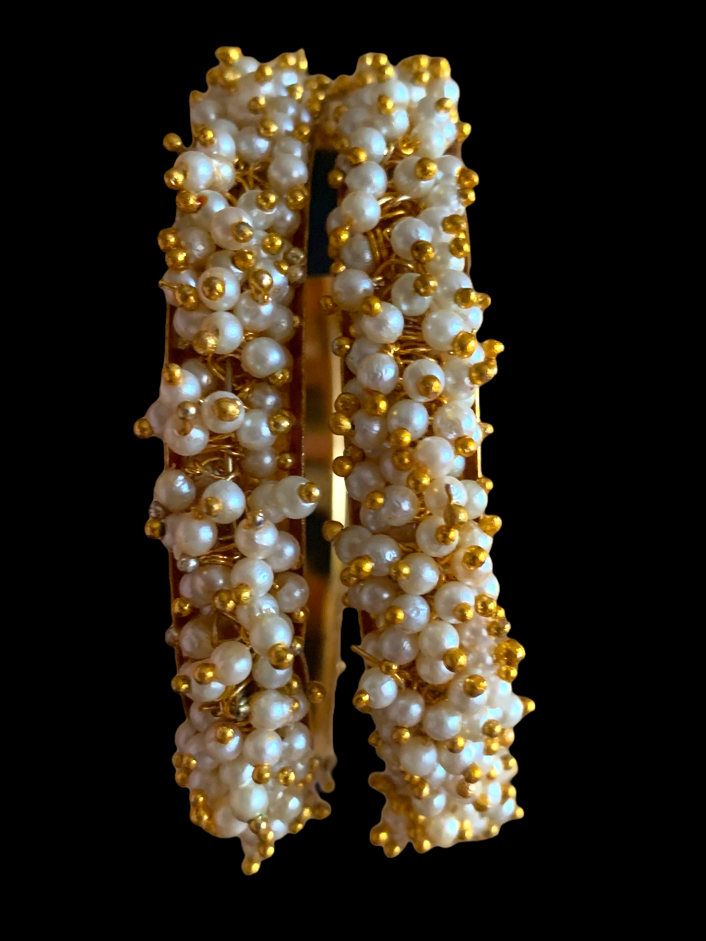 B116 Riza pearl bangle ( SHIPS IN 3 WEEKS )