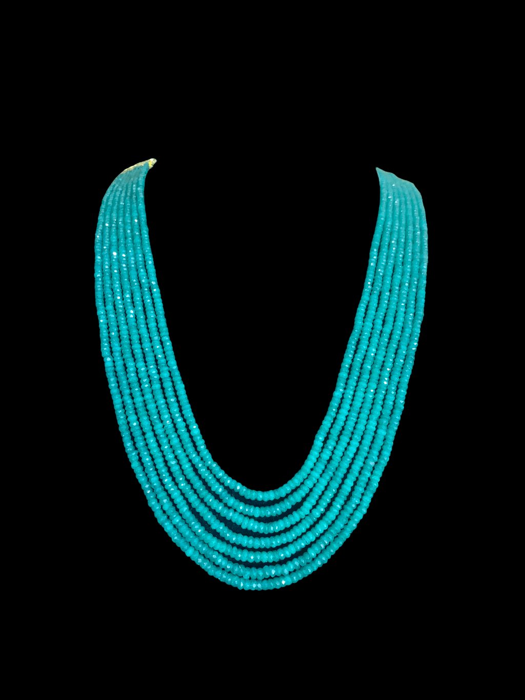 NS288 Emerald beads necklace ( READY TO SHIP  )