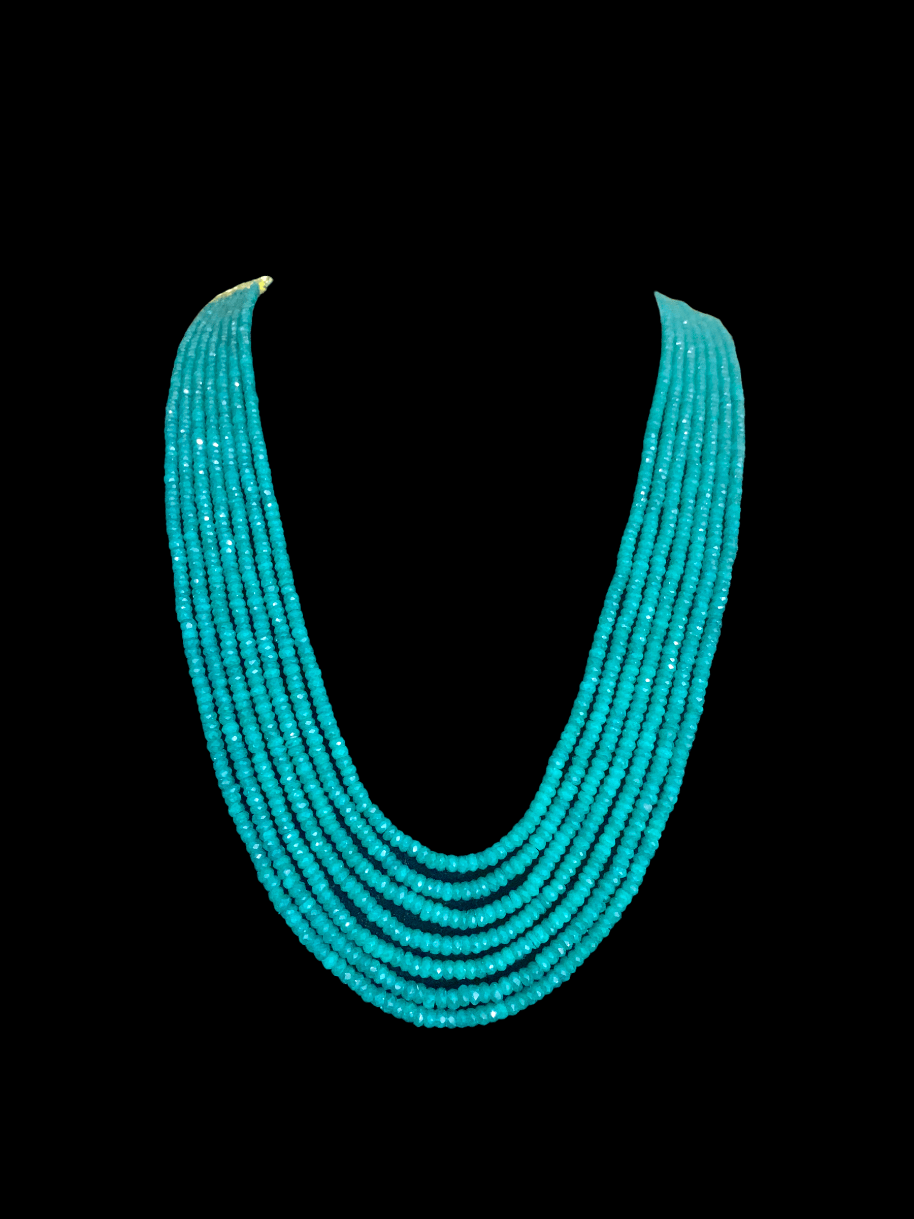 NS288 Emerald beads necklace ( READY TO SHIP  )