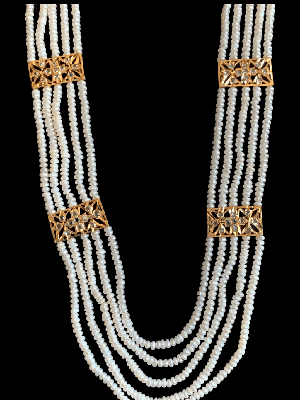 LN58 Naira fresh water pearl rani haar ( SHIPS IN 3 WEEKS  )