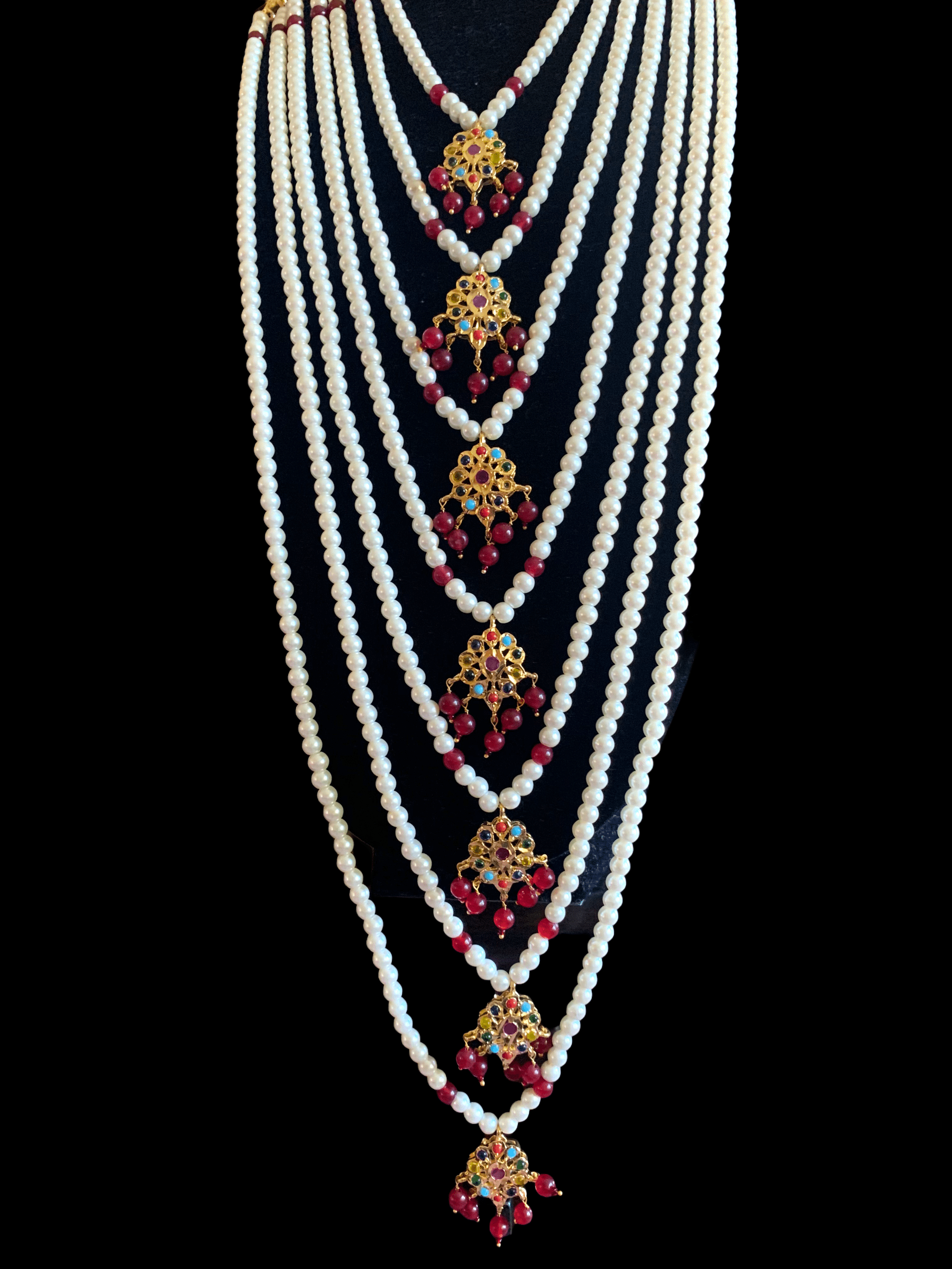 SAT55 Fiona Satlada in Navratan  ( READY TO SHIP )