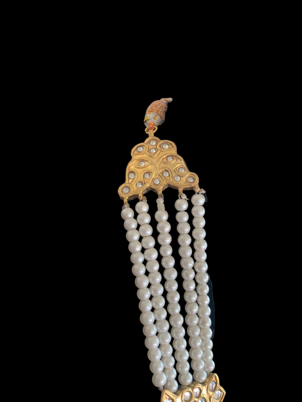 LN201 kundan Rani haar set ( SHIPS IN 4 WEEKS )