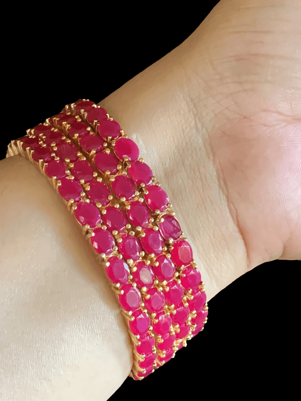 B59 cz  bangles set of 4 ( READY TO SHIP )