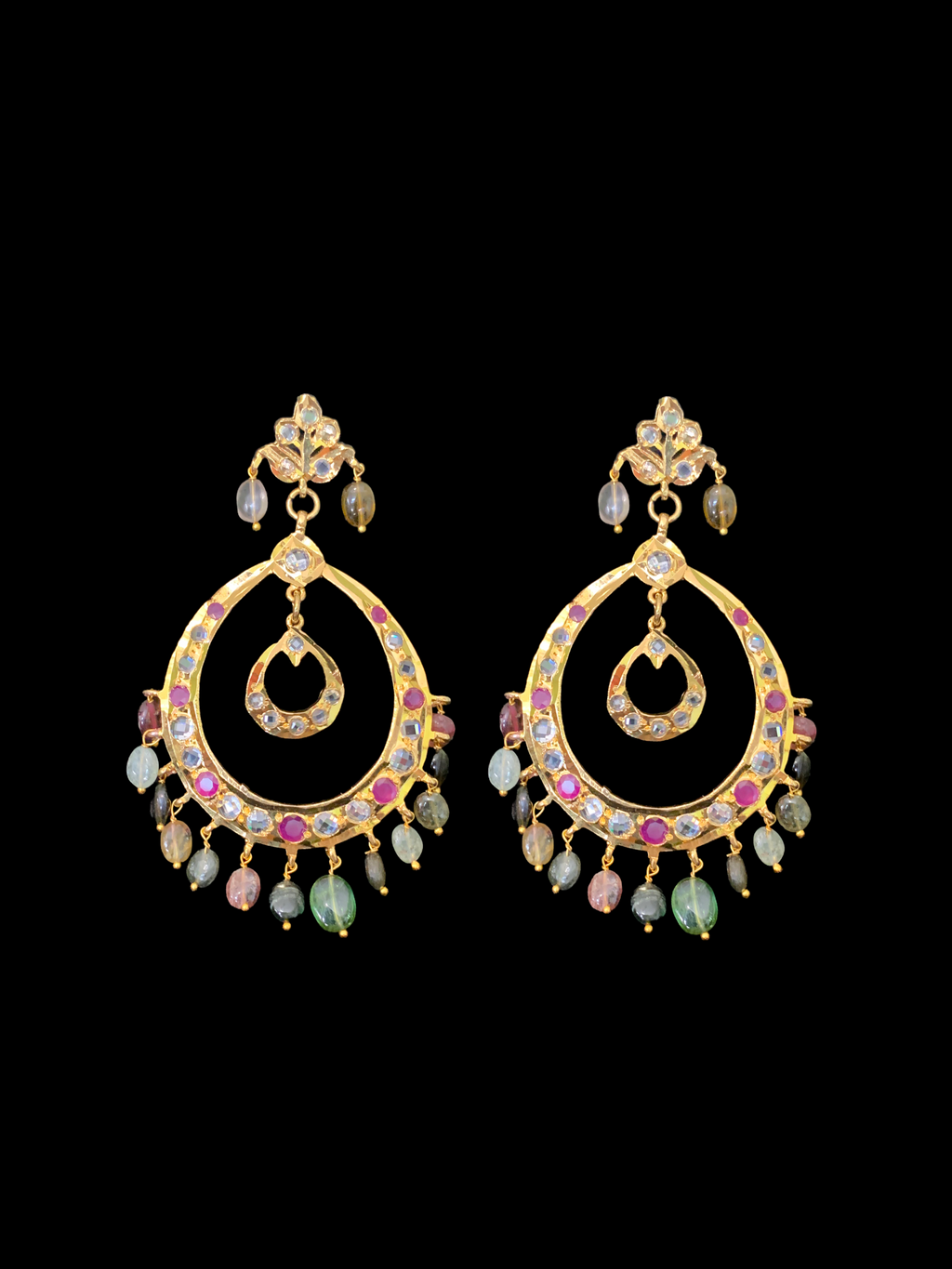 PS302 Tirmani in tourmaline  beads( SHIPS IN 3 WEEKS  )