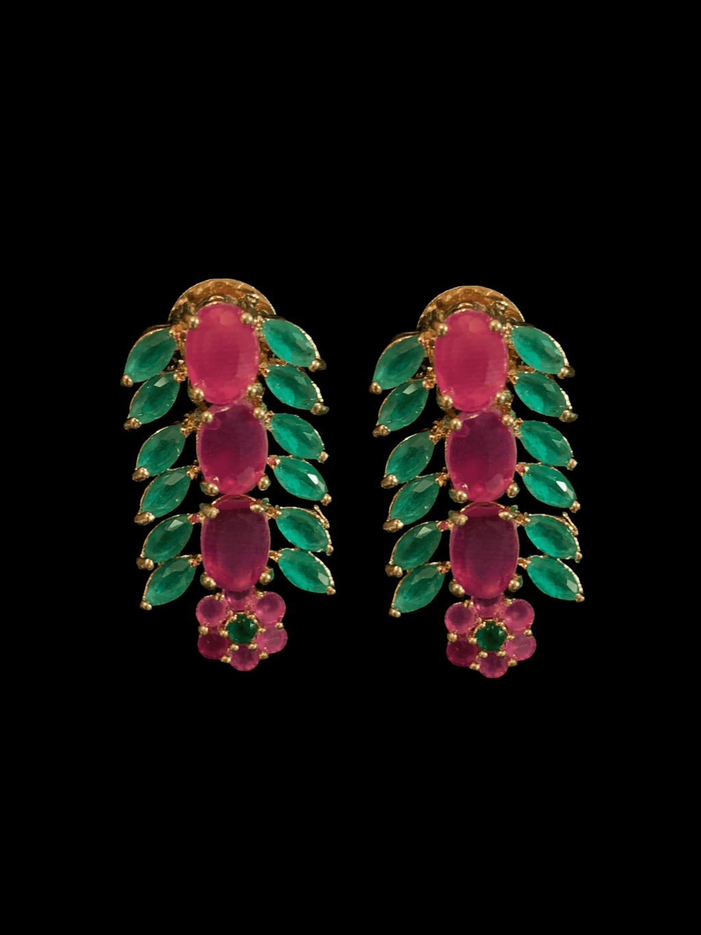 NS56 Ilma set in red green  (READY TO SHIP)