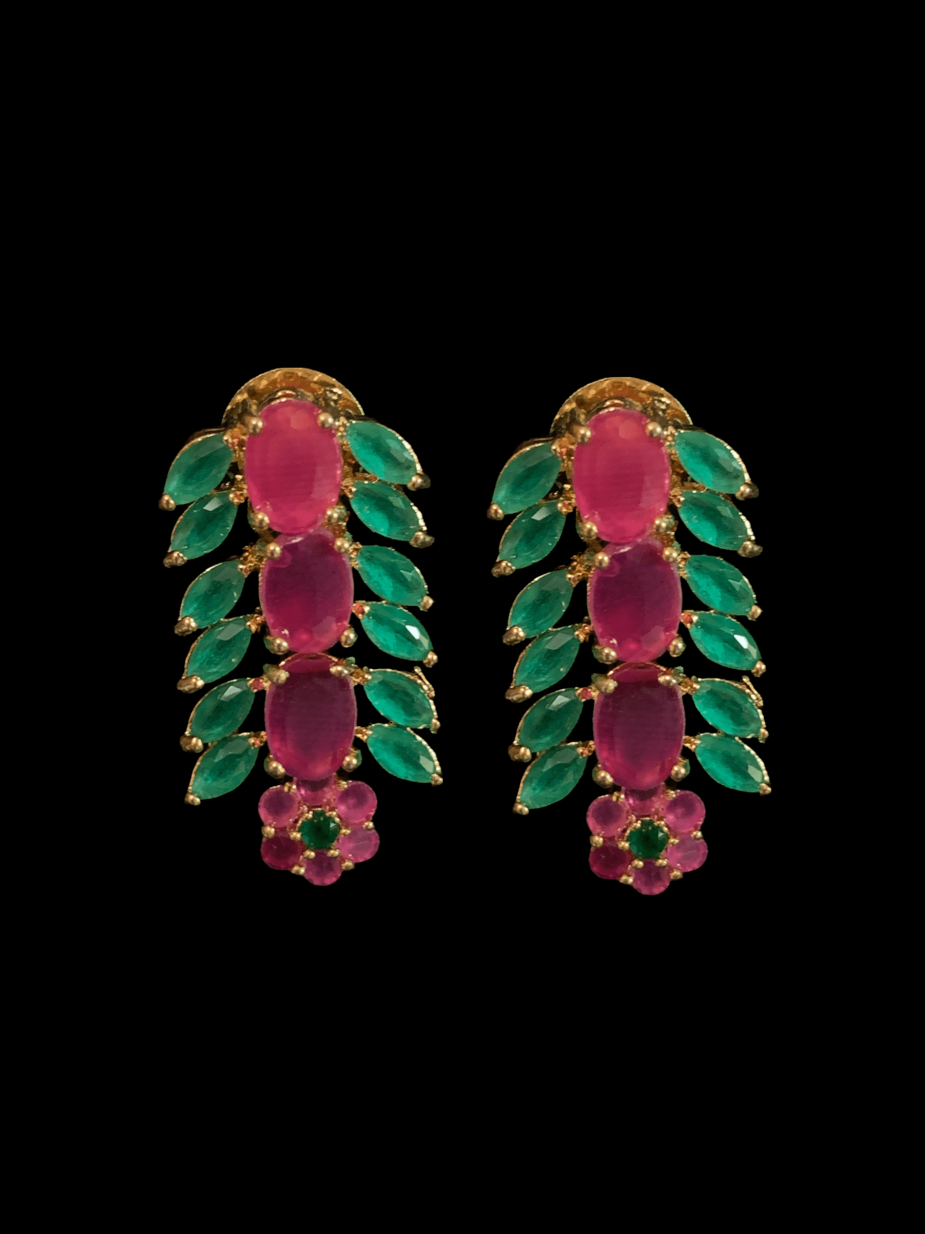 NS56 Ilma set in red green  (READY TO SHIP)