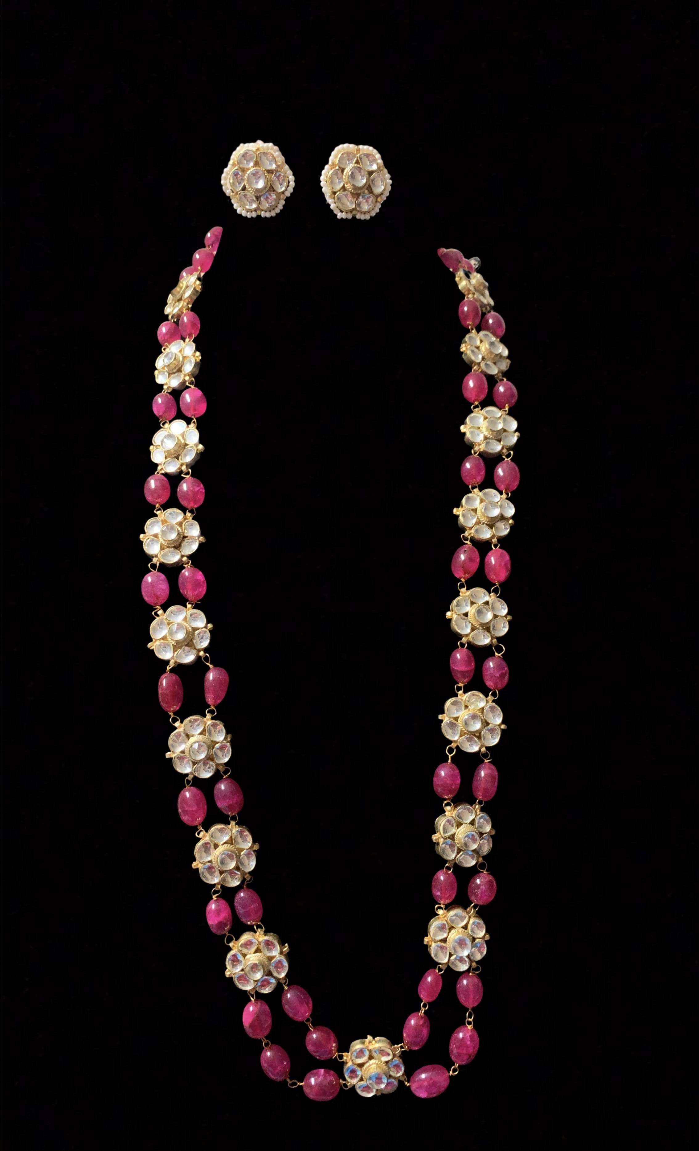 SAT76A Sumaina single line necklace (READY TO SHIP )