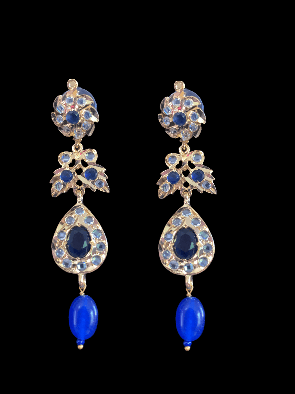 PS35 Jugni in blue  beads ( SHIPS IN 4 WEEKS )