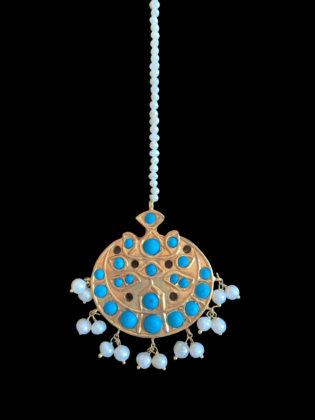 C210 Reza feroza choker set in fresh water pearls ( SHIPS IN 2 WEEKS  )