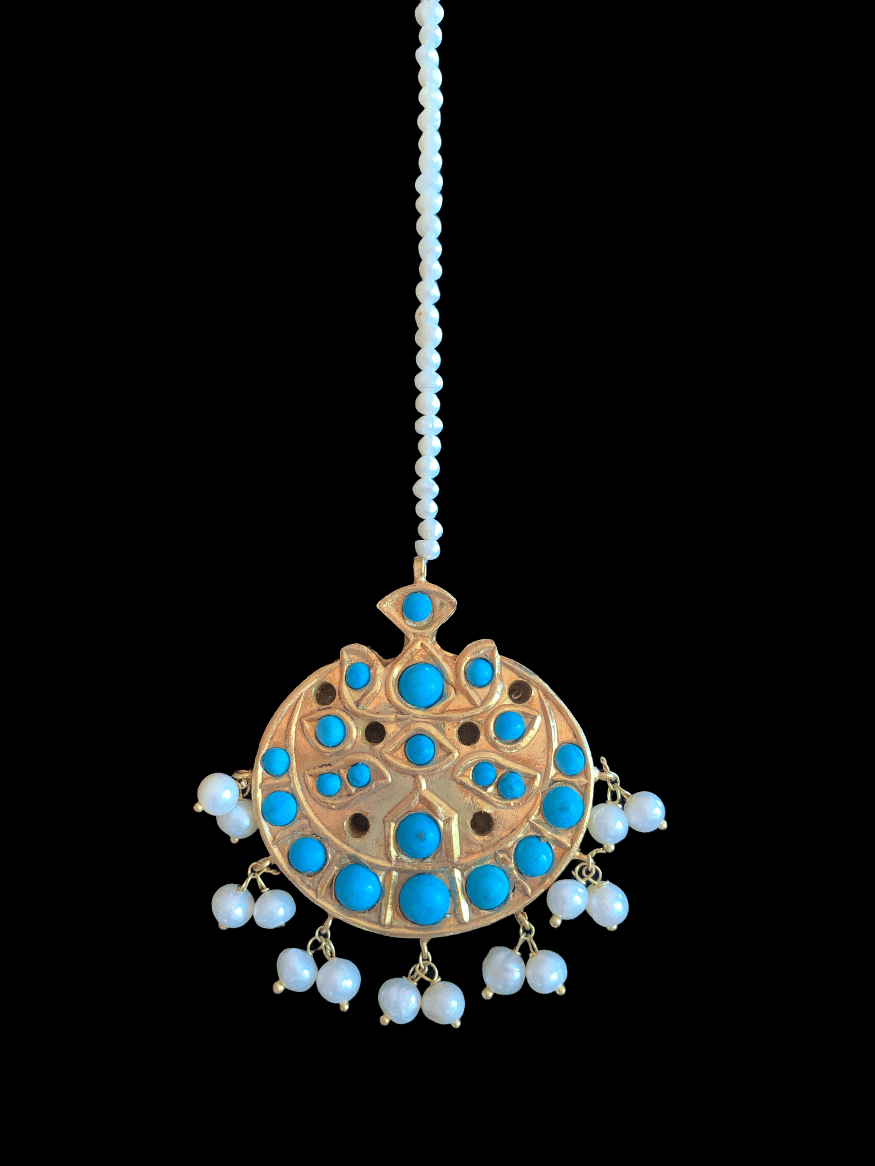 C210 Reza feroza choker set in fresh water pearls ( SHIPS IN 2 WEEKS  )