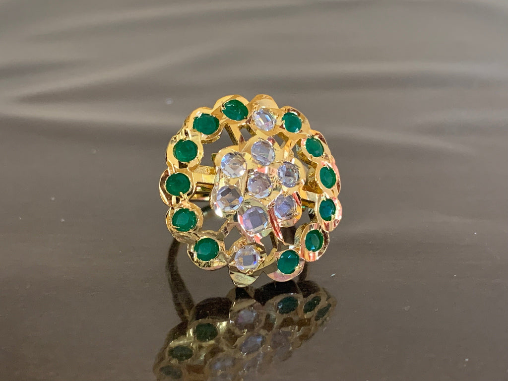 DJR43 Cz polki  ring ( READY TO SHIP)